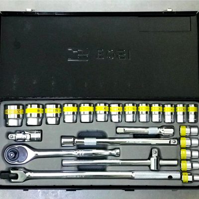 מזוודה משולבת מלבנית ביטים + כלי עבודה 25 יחידות