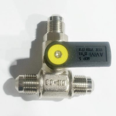 ברז טי 3/8 אביבי